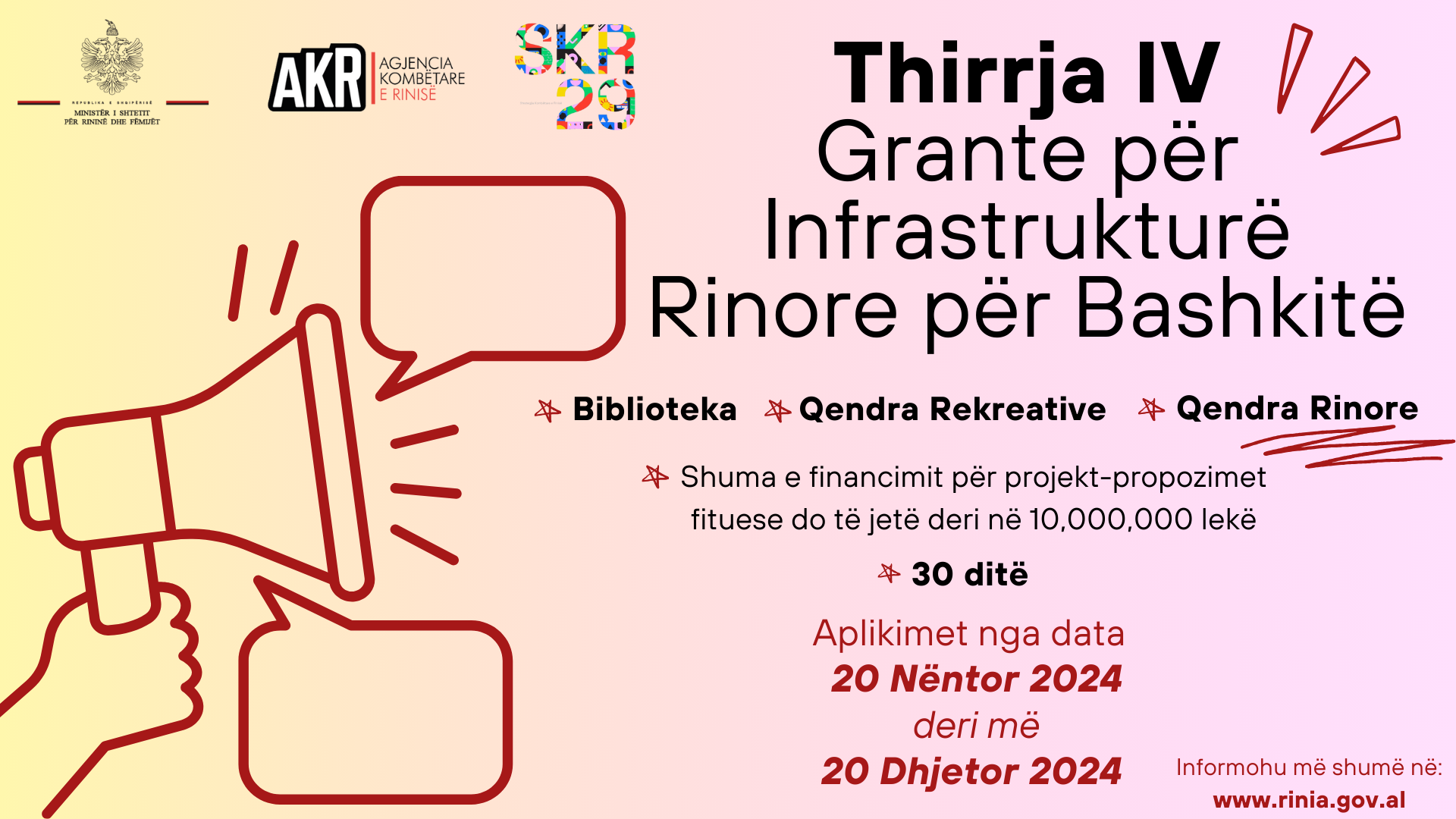 Thirrja Publike e Katërt për Projekt-Propozime nga Njësitë e Vetëqeverisjes Vendore