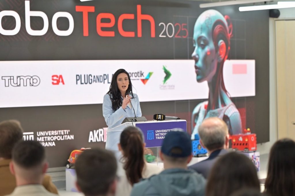 Znj. Jetona Koçibelli, COD: “RoboTech dëshmon fuqinë e dijes dhe teknologjisë në ndërtimin e një shoqërie më të zhvilluar.”