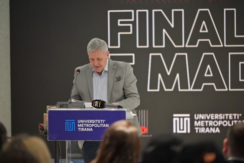 Prof. Dr. Nikolla Civici, Rektor i UMT: “RoboTech është një laborator i gjallë ku rinia shqiptare ndërton të ardhmen me mendjen dhe duart e veta.”