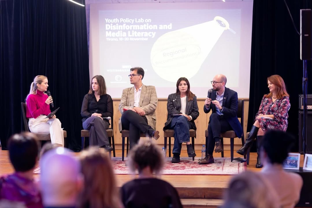 📍 Youth Policy Lab 2025 – TiranëAgjencia Kombëtare e Rinisë mori pjesë në edicionin e 4-t të Yo (8)