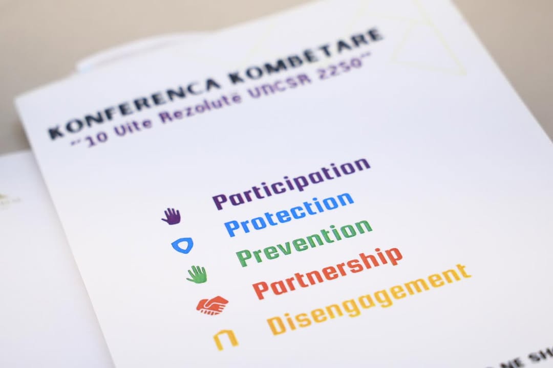 Të rinjtë për paqe dhe siguri.Me kënaqësi morëm pjesë në konferencën “10 Vite Rezolutë UNCSR 225 (4)