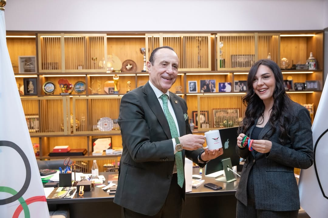 Presidenti i Komitetit Olimpik Kombëtar Shqiptar, z. Fidel Ylli, priti në një takim në zyrën e t (15)