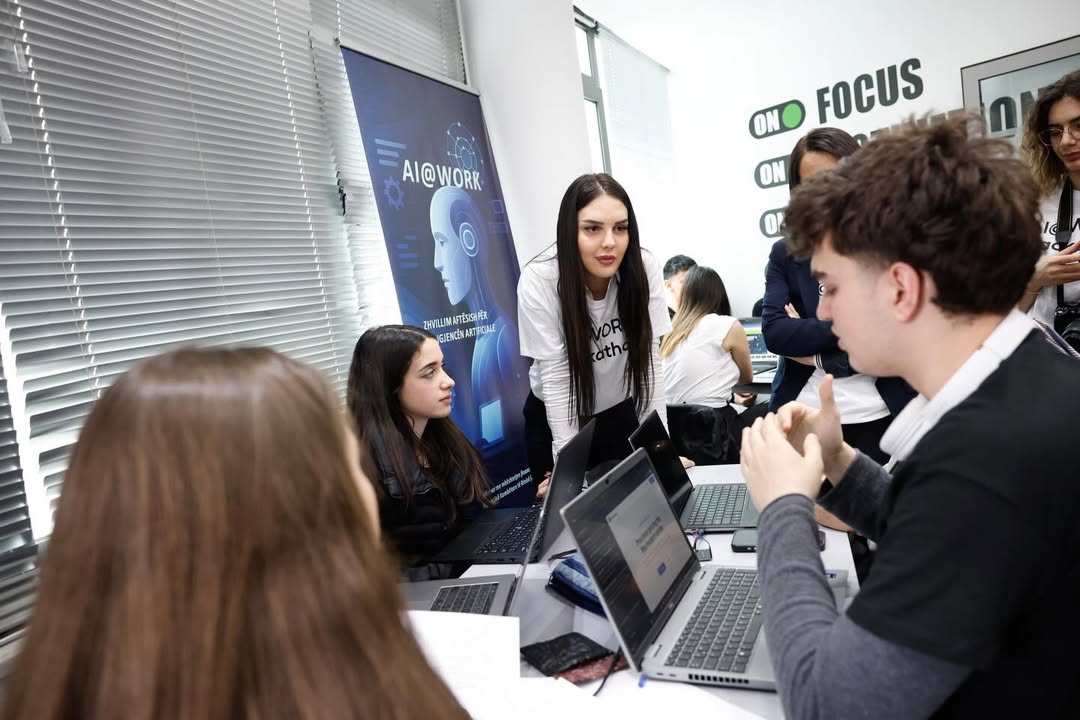 🚀 AI@Work Hackathon 🤖💡Agjencia Kombëtare e Rinisë vijon të mbështesë iniciativa që fuqizojnë (5)
