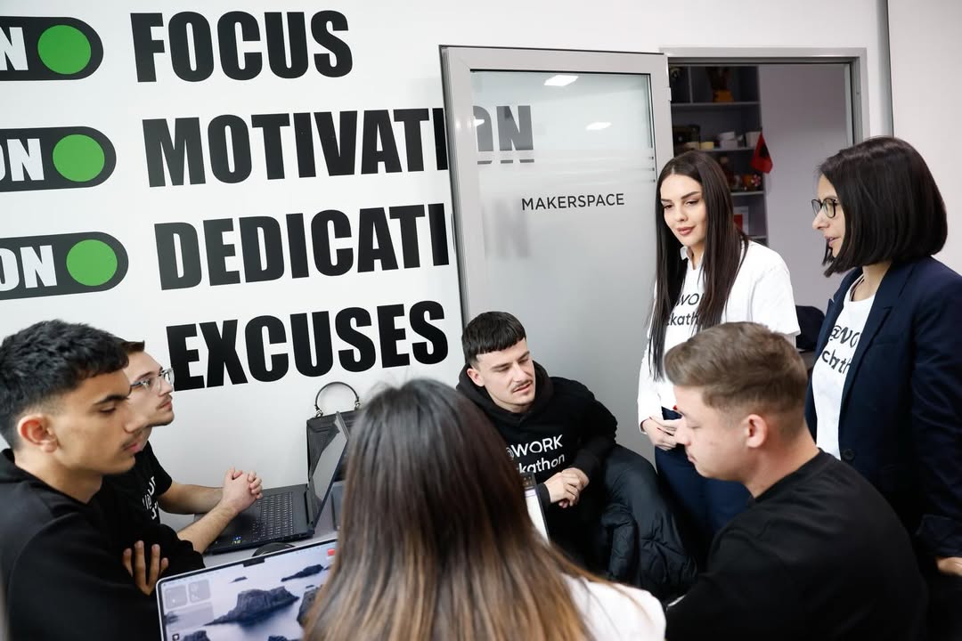 🚀 AI@Work Hackathon 🤖💡Agjencia Kombëtare e Rinisë vijon të mbështesë iniciativa që fuqizojnë (7)